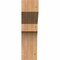 Ekena Millwork Mediterranean Rough Sawn Corbel, Western Red Cedar, 6"W x 10"D x 22"H COR06X10X22MED00RWR - alternate 2